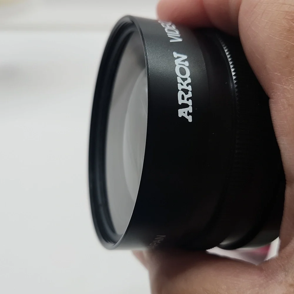 Arkon 0.5X Hi-Quality Wide Angle Video Camera Lens Made In Japan